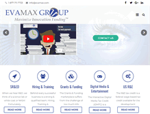 Tablet Screenshot of evamax.com